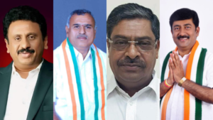 ಕೋಲಾರ ನಾಯಕರಿಂದ ಹೈಕಮಾಂಡ್ ಬ್ಲಾಕ್ ಮೇಲ್ ತಂತ್ರ!? ಟಿಕೆಟ್ ಯಾರಿಗೆ? m.c.sudhakar-nanjegowda-kolar