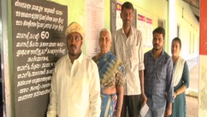 Chamarajanagar-Groom-Voting