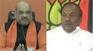 ದೆಹಲಿಗೆ ಹೋದರೂ ಈಶ್ವರಪ್ಪ ಬಂಡಾಯ ಶಮನಗೊಳಿಸದ ಅಮಿತ್ ಶಾ! KS-ESHWARAPPA-amith-shah