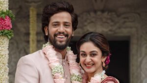 ದಾಂಪತ್ಯ ಜೀವನಕ್ಕೆ ಕಾಲಿಟ್ಟ ಐಶ್ವರ್ಯಾ ಸರ್ಜಾ, ಉಮಾಪತಿ!! aishwarya-sarja-