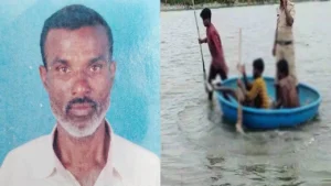 ಇಸ್ಪೀಟ್ ಆಡುವಾಗ ಪೊಲೀಸರ ದಾಳಿ; ಕೆರೆಗೆ ಹಾರಿ ಸಾವನ್ನಪ್ಪಿದ ವ್ಯಕ್ತಿ police-attack-on-gambling-den-in-kolar-man-who-jumped-into-lake-to-escape-drowned-in-water