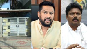 ವಾಲ್ಮೀಕಿ ನಿಗಮ ಹಗರಣ; ಮಾಜಿ ಸಚಿವ ಇಡಿ ವಶಕ್ಕೆ nagendra-and-basanagouda-daddal-ED-raid