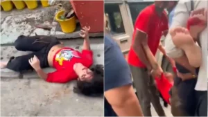 ರೀಲ್ಸ್ ಹುಚ್ಚು; 6ನೇ ಮಹಡಿಯಿಂದ ಬಿದ್ದ ಯುವತಿ girl-cries-in-pain-after-falling-from-6th-floor-while-making-insta-reel