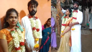 ಮದುವೆಯಾದ ಕೆಲವೇ ಗಂಟೆಗಳಲ್ಲಿ ದಂಪತಿ ಮಧ್ಯೆ ಫೈಟ್; ವಧು ಸಾವು kolar-couple