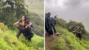 viral-video_-woman-falls-into-100-ft-gorge-while-taking-selfie-at-borne-ghat