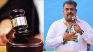 ಶಿಕ್ಷೆ ಪ್ರಮಾಣ ಕಡಿಮೆ ಮಾಡುವಂತೆ ಕಣ್ಣೀರು ಸುರಿಸಿದ ಶಾಸಕ ಸತೀಶ್ ಸೈಲ್ congress-mla-satish-sail