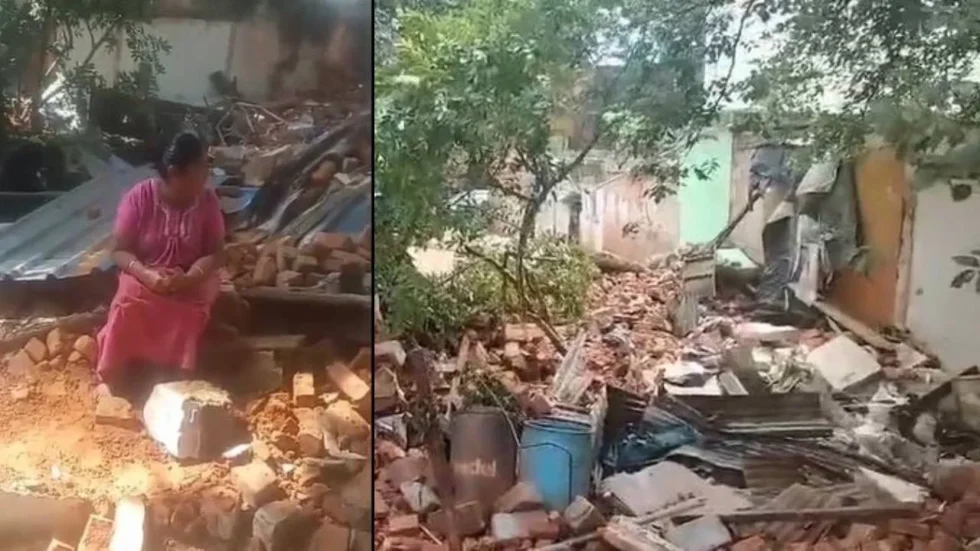 ಮನೆ ಧ್ವಂಸ ಮಾಡಿದ ದುಷ್ಕರ್ಮಿಗಳು!