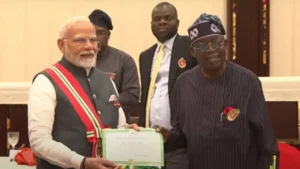 ಪ್ರಧಾನಿ ಮೋದಿಗೆ ನೈಜೀರಿಯಾದ ಎರಡನೇ ಅತ್ಯುನ್ನತ ಗೌರವ modi-11-1