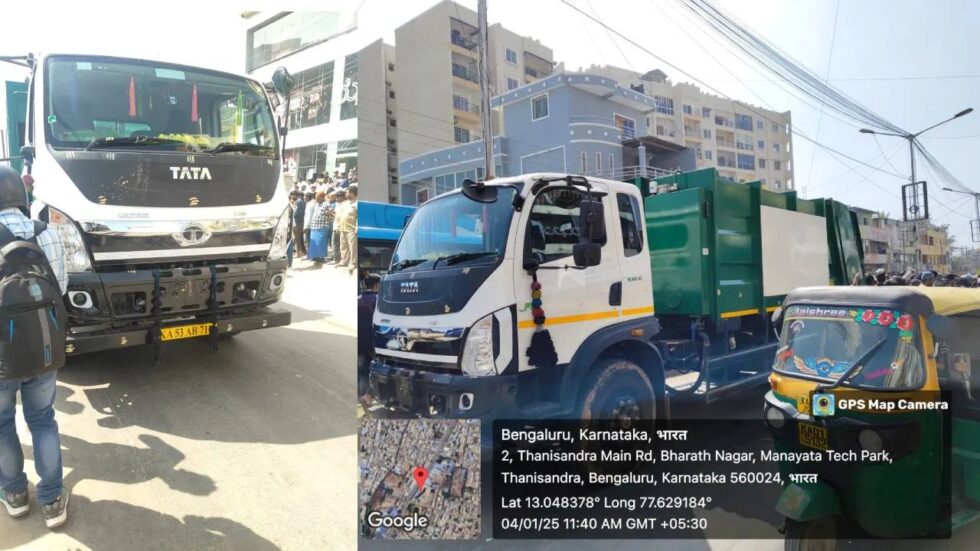 ಕಸದ ಲಾರಿಗೆ ಸಹೋದರಿಯರಿಬ್ಬರು ಬಲಿ